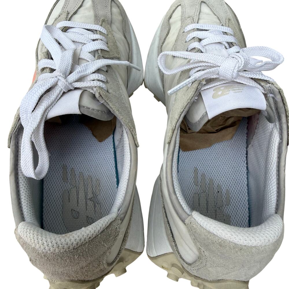 New Balance 327 Rain Cloud/Vibrant Orange Sneakers Women’s Retro - Size 8.5 - Picture 6 of 8